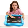 image:imageVEVOR Art Easel for Kids 2in1 Wooden DoubleSided Kids Art Easel with Magnetic Whiteboard amp Chalkboard Adjustable Standing Rotatable Foldable Drawing Board with Painting Accessories for Boy Girl2in1 Plastic