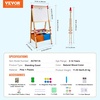 image:imageVEVOR Art Easel for Kids 2in1 Wooden DoubleSided Kids Art Easel with Magnetic Whiteboard amp Chalkboard Adjustable Standing Rotatable Foldable Drawing Board with Painting Accessories for Boy Girl3in1 WStorage Bag