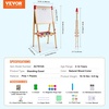 image:imageVEVOR Art Easel for Kids 2in1 Wooden DoubleSided Kids Art Easel with Magnetic Whiteboard amp Chalkboard Adjustable Standing Rotatable Foldable Drawing Board with Painting Accessories for Boy Girl3in1 Wooden