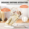image:imageVEVOR Baby Bouncer Folding Bouncer Seat for Babies 09 Months Newborn Bouncer Chair with 2 Reclining Angles amp 3Point Harness Portable Infant Rocker with Carrying Bag for Indoors Outdoors CamelBeige