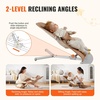 image:imageVEVOR Baby Bouncer Folding Bouncer Seat for Babies 09 Months Newborn Bouncer Chair with 2 Reclining Angles amp 3Point Harness Portable Infant Rocker with Carrying Bag for Indoors Outdoors CamelCamel