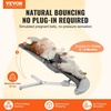 image:imageVEVOR Baby Bouncer Folding Bouncer Seat for Babies 09 Months Newborn Bouncer Chair with 2 Reclining Angles amp 3Point Harness Portable Infant Rocker with Carrying Bag for Indoors Outdoors CamelDark Gray