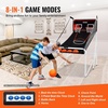image:imageVEVOR Basketball Arcade Game Indoor 2 Player Indoor Basketball Game Home Dual Sport with 8 Game Modes Electronic Scoreboard and Inflation PumpAdultsFoldable  4 Balls