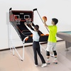 image:imageVEVOR Basketball Arcade Game Indoor 2 Player Indoor Basketball Game Home Dual Sport with 8 Game Modes Electronic Scoreboard and Inflation PumpAdultsFodableAdvanced