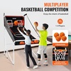 image:imageVEVOR Basketball Arcade Game Indoor 2 Player Indoor Basketball Game Home Dual Sport with 8 Game Modes Electronic Scoreboard and Inflation PumpAdultsFoldable  4 Balls