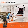 image:imageVEVOR Basketball Arcade Game Indoor 2 Player Indoor Basketball Game Home Dual Sport with 8 Game Modes Electronic Scoreboard and Inflation PumpAdultsUnfoldable  Biggest Design