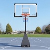image:imageVEVOR Basketball Hoop Basketball Hoop 44 48 50 54 Inchs PC Backboard 4410FT Height Adjustable Basketball Portable Hoopamp Goal IndoorOutdoor Classic Basketball Court Teen Adult School ParkBlack Quickly Adjust 54in