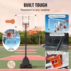 image:imageVEVOR Basketball Hoop Basketball Hoop 44 48 50 54 Inchs PC Backboard 4410FT Height Adjustable Basketball Portable Hoopamp Goal IndoorOutdoor Classic Basketball Court Teen Adult School ParkWhite 54in