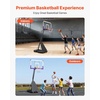 image:imageVEVOR Basketball Hoop Basketball Hoop 44 48 50 54 Inchs PC Backboard 4410FT Height Adjustable Basketball Portable Hoopamp Goal IndoorOutdoor Classic Basketball Court Teen Adult School ParkPurple Quickly Adjust 48in