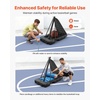 image:imageVEVOR Basketball Hoop Basketball Hoop 44 48 50 54 Inchs PC Backboard 4410FT Height Adjustable Basketball Portable Hoopamp Goal IndoorOutdoor Classic Basketball Court Teen Adult School ParkPurple Quickly Adjust 48in