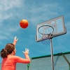 image:imageVEVOR Basketball Hoop Basketball Hoop 44 48 50 54 Inchs PC Backboard 4410FT Height Adjustable Basketball Portable Hoopamp Goal IndoorOutdoor Classic Basketball Court Teen Adult School ParkBlack 44in