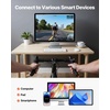 image:imageVEVOR Bike Trainer 113 Level 2629 in amp 700C Wheels Smart Bicycle Stationary Stand for Indoor Exercise Riding with Front Wheel Riser Block Fits Road and Mountain Bikes Compatible with Zwift App