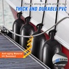 image:imageVEVOR Boat Fenders 55 x 20 Boat Bumpers for Docking Inflatable Ribbed Fender with Center Holes Marine Boat Dock Fender Bumper with Air Pump65 x 23