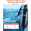 image:imageVEVOR Boat Fenders 55 x 20 Boat Bumpers for Docking Inflatable Ribbed Fender with Center Holes Marine Boat Dock Fender Bumper with Air Pump85 x 26