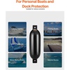 image:imageVEVOR Boat Fenders 55 x 20 Boat Bumpers for Docking Inflatable Ribbed Fender with Center Holes Marine Boat Dock Fender Bumper with Air Pump85 x 26