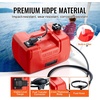 image:imageVEVOR Boat Fuel Tank 317Gallon12L Marine Outboard Transfer Tank Transfer Tank with 98ft Hose Gauge for Outboard Engine Yacht Fishing Boat Deck Red317 gallon