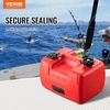 image:imageVEVOR Boat Fuel Tank 317Gallon12L Marine Outboard Transfer Tank Transfer Tank with 98ft Hose Gauge for Outboard Engine Yacht Fishing Boat Deck Red317 gallon