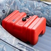 image:imageVEVOR Boat Fuel Tank 317Gallon12L Marine Outboard Transfer Tank Transfer Tank with 98ft Hose Gauge for Outboard Engine Yacht Fishing Boat Deck Red55L