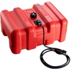 image:imageVEVOR Boat Fuel Tank 317Gallon12L Marine Outboard Transfer Tank Transfer Tank with 98ft Hose Gauge for Outboard Engine Yacht Fishing Boat Deck Red55L