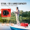 image:imageVEVOR Boat Fuel Tank 317Gallon12L Marine Outboard Transfer Tank Transfer Tank with 98ft Hose Gauge for Outboard Engine Yacht Fishing Boat Deck Red55L
