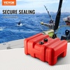 image:imageVEVOR Boat Fuel Tank 317Gallon12L Marine Outboard Transfer Tank Transfer Tank with 98ft Hose Gauge for Outboard Engine Yacht Fishing Boat Deck Red55L