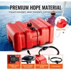 image:imageVEVOR Boat Fuel Tank 317Gallon12L Marine Outboard Transfer Tank Transfer Tank with 98ft Hose Gauge for Outboard Engine Yacht Fishing Boat Deck Red55L