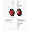 image:imageVEVOR Boat Launching Wheels Aluminium Alloy Transom Wheel with Inflatable Rubber Tires Folding Launch Wheels with 4 Quick Release Pin Fit 13ft and 147 ft Inflatable Fishing Boat15