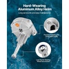 image:imageVEVOR Boat Steering System Kit 10111213141516FT Outboard Boat Steering Control Cable 135 Steering Wheel 34 Tapered Shaft Alloy Marine Steering System for Yachts Fishing Boats10FT