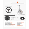 image:imageVEVOR Boat Steering System Kit 10111213141516FT Outboard Boat Steering Control Cable 135 Steering Wheel 34 Tapered Shaft Alloy Marine Steering System for Yachts Fishing Boats16FT