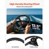 image:imageVEVOR Boat Steering System Kit 10111213141516FT Outboard Boat Steering Control Cable 135 Steering Wheel 34 Tapered Shaft Alloy Marine Steering System for Yachts Fishing Boats10FT
