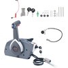 image:imageVEVOR Boat Throttle Control 70448205P1 TopMounted Outboard Remote Control Box for Yamaha 4Stroke Marine Throttle Control Box with Power Trim Switch and 46 ft Harness with 5 Pin Connector5006180SideEvinrude Johnson