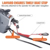 image:imageVEVOR Boat Throttle Control 70448205P1 TopMounted Outboard Remote Control Box for Yamaha 4Stroke Marine Throttle Control Box with Power Trim Switch and 46 ft Harness with 5 Pin Connector5006180SideEvinrude Johnson