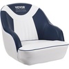 image:imageVEVOR Captain Bucket Seat 1Pack Boat Captain Chair with Thickened Sponge Padding amp Curved Armrest Pontoon Boat Seat for Fishing Boat Sightseeing Boat Speedboat Canoe