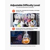 image:imageVEVOR Claw Crane Machine MediumSized Arcade Game Machine with Light amp Sound Adjustable Steel Claws Precise Toy Candy Grabber Prize Dispenser Vending Toy for Commercial Home Parties Cinema PinkPurple