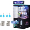 image:imageVEVOR Claw Crane Machine MediumSized Arcade Game Machine with Light amp Sound Adjustable Steel Claws Precise Toy Candy Grabber Prize Dispenser Vending Toy for Commercial Home Parties Cinema PinkPurple