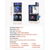 image:imageVEVOR Claw Crane Machine MediumSized Arcade Game Machine with Light amp Sound Adjustable Steel Claws Precise Toy Candy Grabber Prize Dispenser Vending Toy for Commercial Home Parties Cinema PinkPurple