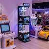 image:imageVEVOR Claw Crane Machine MediumSized Arcade Game Machine with Light amp Sound Adjustable Steel Claws Precise Toy Candy Grabber Prize Dispenser Vending Toy for Commercial Home Parties Cinema PinkPurple