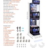 image:imageVEVOR Claw Crane Machine MediumSized Arcade Game Machine with Light amp Sound Adjustable Steel Claws Precise Toy Candy Grabber Prize Dispenser Vending Toy for Commercial Home Parties Cinema PinkPurple