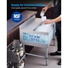 image:imageVEVOR Commercial Ice Bin Stainless Steel Ice Chest with Sliding Lid 24H LongLasting Insulation Cooler Cart Cocktail Unit for Bar Restaurant Pub NSF 24 Inch36 x 24 x 33