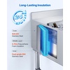 image:imageVEVOR Commercial Ice Bin Stainless Steel Ice Chest with Sliding Lid 24H LongLasting Insulation Cooler Cart Cocktail Unit for Bar Restaurant Pub NSF 24 Inch36 x 24 x 33