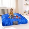 image:imageVEVOR Crash Pad for Kids Sensory with Foam Blocks and Washable Cover Large Soft Foam Landing Zone Giant Pillow Mat Sensory Room Equipment for Children Jumping Relaxing amp Play 5x45ft5x5ftBright Blue