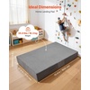image:imageVEVOR Crash Pad for Kids Sensory with Foam Blocks and Washable Cover Large Soft Foam Landing Zone Giant Pillow Mat Sensory Room Equipment for Children Jumping Relaxing amp Play 5x45ft5x5ftGray