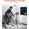 image:imageVEVOR Cycling Desk Adjustable Bike Trainer amp Treadmill Desk with Triangle Support NonSlip MultiSlot Bike Trainer Fitness Desk with Handle Bar Fit for Home Office ExerciseFixed Cycling Desk