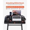image:imageVEVOR Cycling Desk Adjustable Bike Trainer amp Treadmill Desk with Triangle Support NonSlip MultiSlot Bike Trainer Fitness Desk with Handle Bar Fit for Home Office ExerciseMobile Cycling Desk