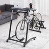 image:imageVEVOR Cycling Desk Adjustable Bike Trainer amp Treadmill Desk with Triangle Support NonSlip MultiSlot Bike Trainer Fitness Desk with Handle Bar Fit for Home Office ExerciseMobile Cycling Desk