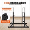 image:imageVEVOR Dip Bar 800 lbs Capacity Heave Duty Dip Stand Station with Adjustable Height Fitness Workout Dip Bar Station Stabilizer Parallette Push Up Stand Parallel Bars for Strength Training Home Gym
