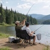 image:imageVEVOR Double Camping Chair Oversized Two Person Camp Chair with 660 lbs Heavy Duty Support with Dual Cup Holders Wine Glass Holders Magazine Straps Carry Bags for Outdoor Beach 1 Pack