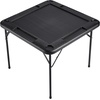 image:imageVEVOR Folding Card Table 4 Player Portable with 4 Cup Holders amp Chip Trays Mahjong Domino Game Set 354 x 354inch BlackBlack