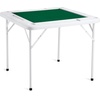 image:imageVEVOR Folding Card Table 4 Player Portable with 4 Cup Holders amp Chip Trays Mahjong Domino Game Set 354 x 354inch BlackGreen