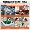 image:imageVEVOR Folding Card Table 4 Player Portable with 4 Cup Holders amp Chip Trays Mahjong Domino Game Set 354 x 354inch BlackGreen